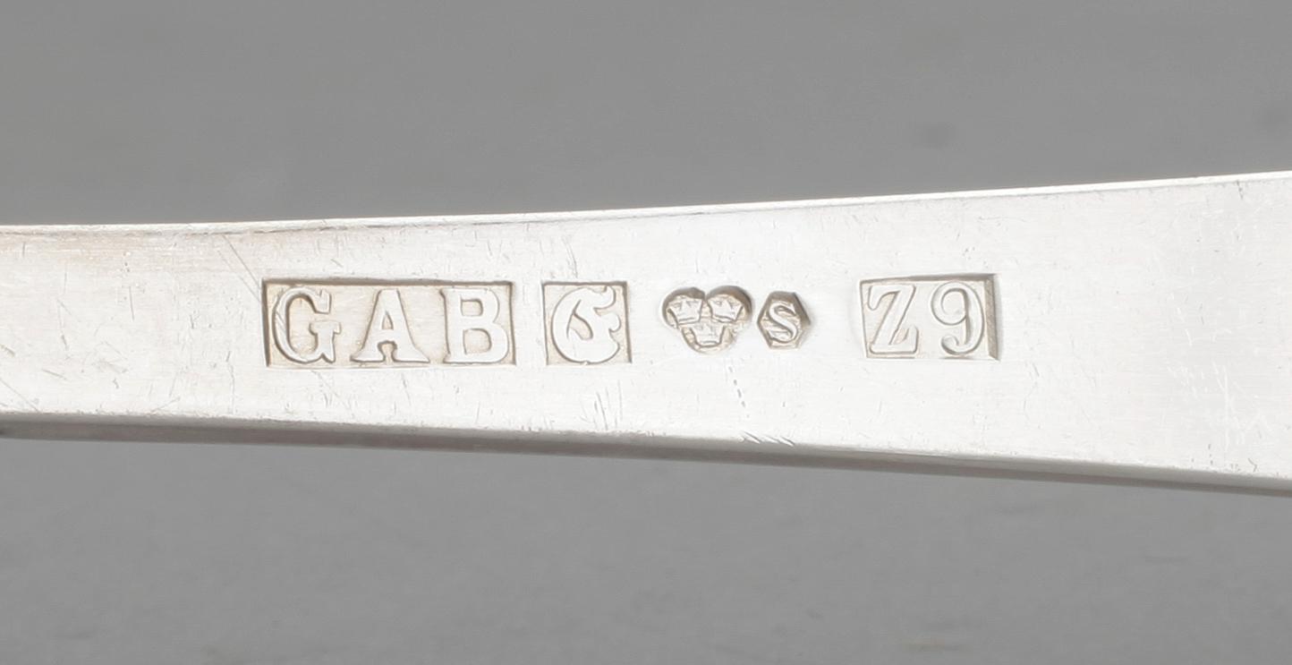 BESTICKSERVIS, 24 delar, silver, "Rosenholm", GAB, Stockholm 1974.