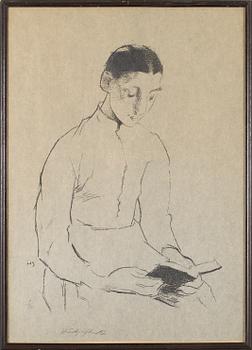 HELENE SCHJERFBECK, litograph, signed with pen, numbered 3/70.