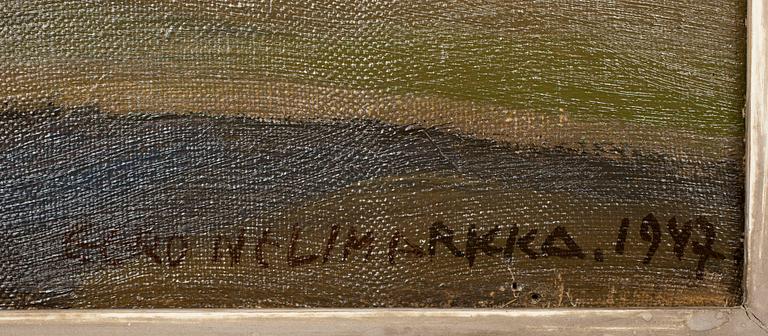 EERO NELIMARKKA, olja på duk, signerad och daterad 1947.