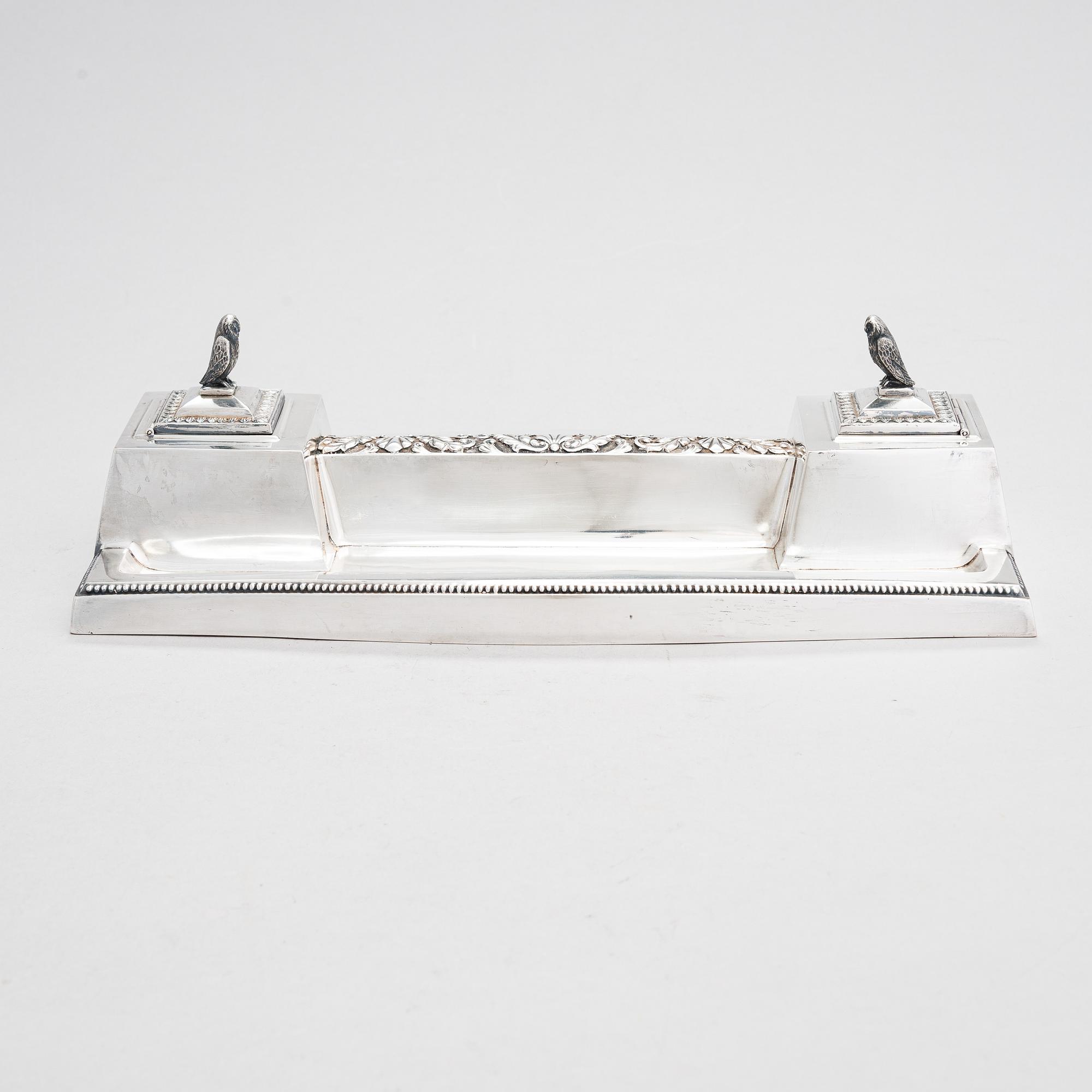 Iisakki Saha, mustepulloteline, hopeaa, Pori 1921.