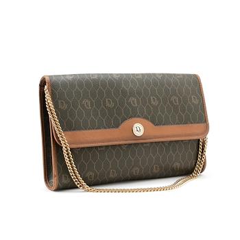 858. CHRISTIAN DIOR, a treated monogram canvas bag.