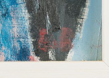 Eero von Boehm, oil on board, signed.
