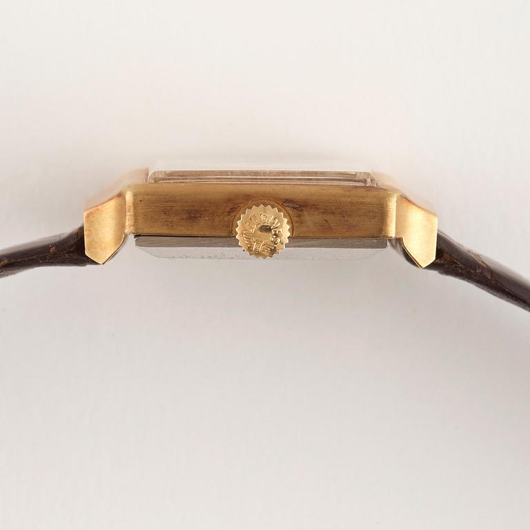 Longines. Double. Manual winding.  22x 29mm. 1960s.