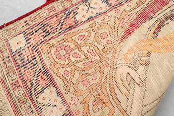 Matta, Antik Kirman laver, ca 68 x 45 cm.