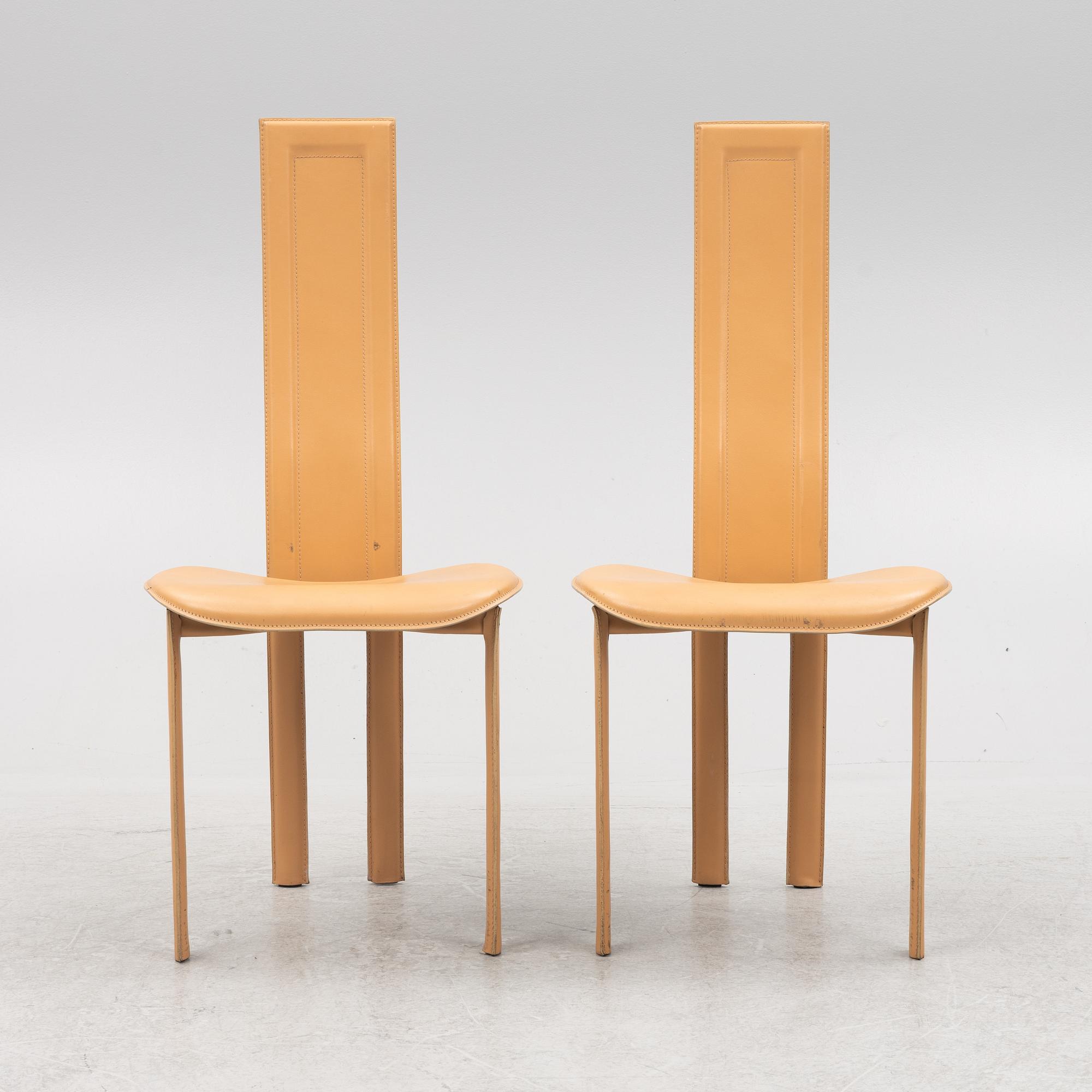 Giorgio Cattelan, stolar, 6 stycken, Italien, 1980-tal.