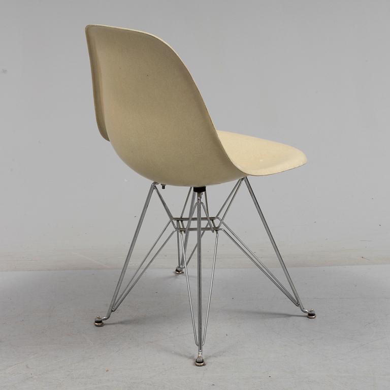 A 'DSR' chair and three loose seat  by Charles & Ray Eames for Vitra, 1960s/70s.