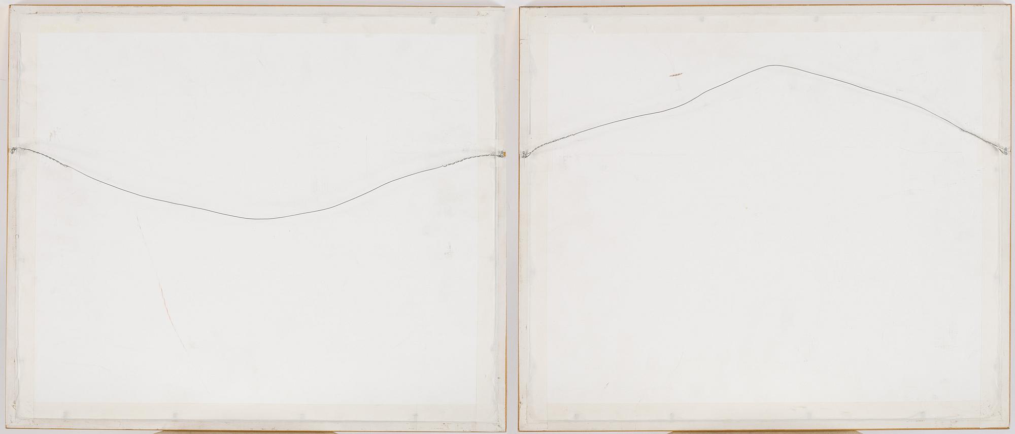 A pair of framed silk panels, Japan, Meiji (1868-1912).