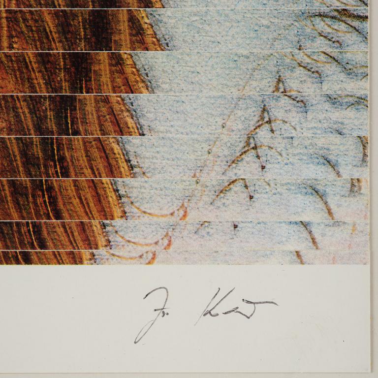 Jiri Kolár, Venus after Botticelli from: "Hommage aux Prix Nobel" (The Nobel Prize Portfolio).