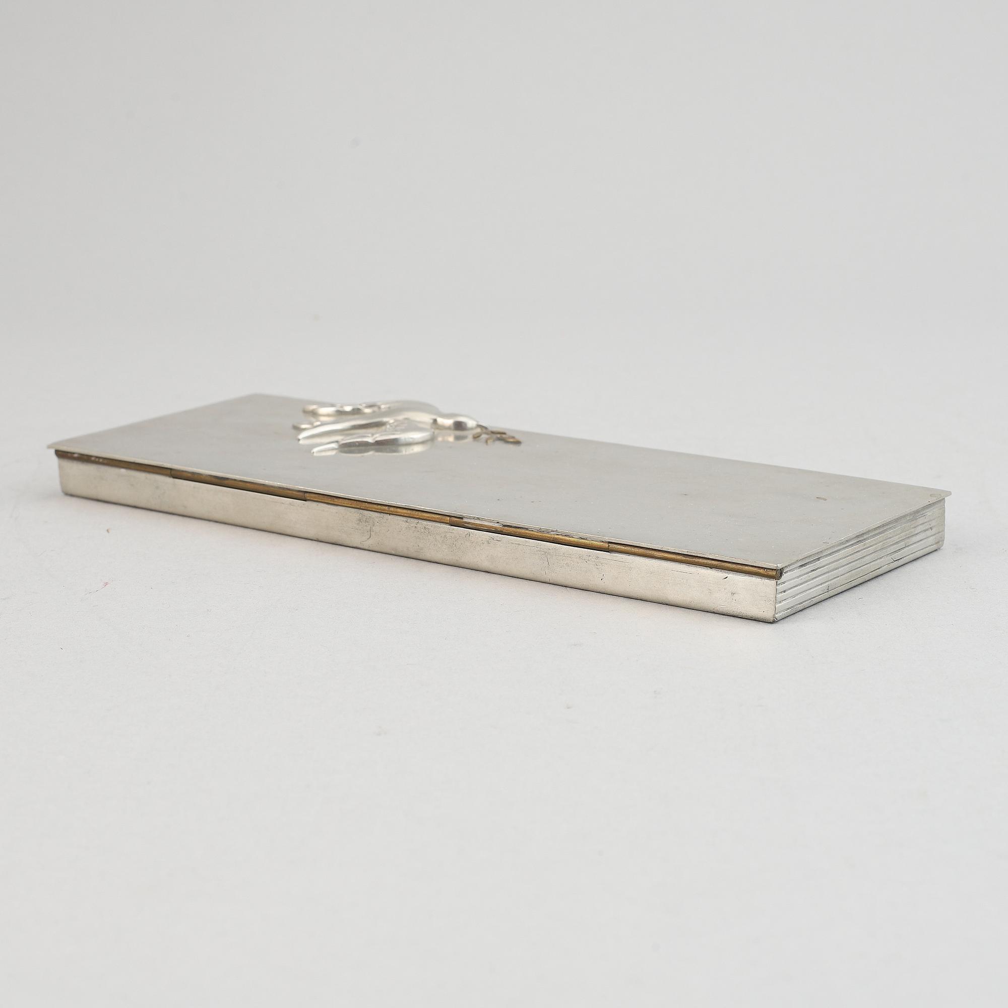 A pewter box, Firma Svenskt Tenn, Stockholm, 1944.