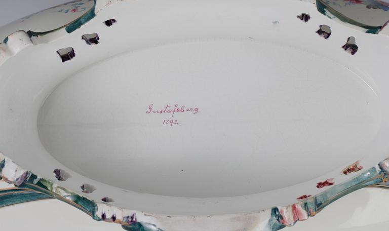 JARDINJÄR, flintgods, Gustafsberg 1892.