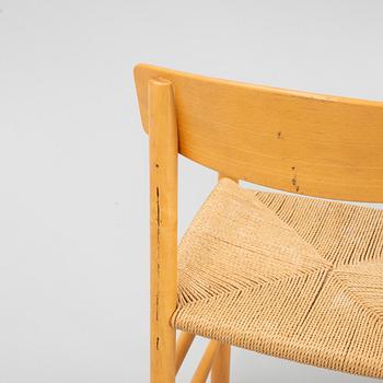 Børge Mogensen, chairs, 4 pcs, "J39", Denmark, second half of the 20th century.