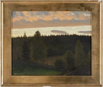 GUSTAF ANKARCRONA, olja på duk, sign o dat -08.