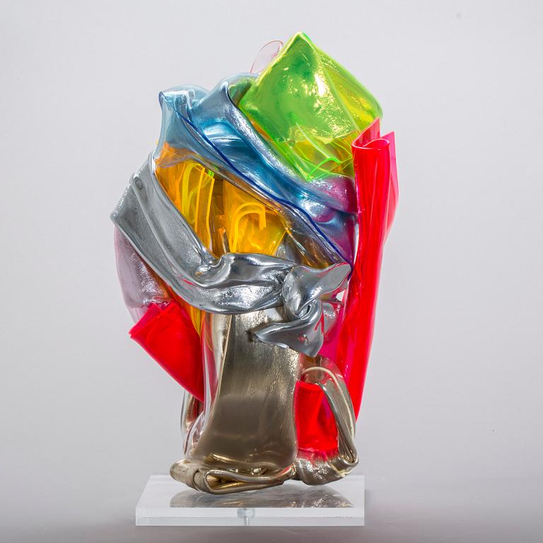 JAN NALIWAJKO, skulptur, perspex/akryl, signerad.