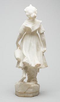 SKULPTUR, marmor, 1800-tal.