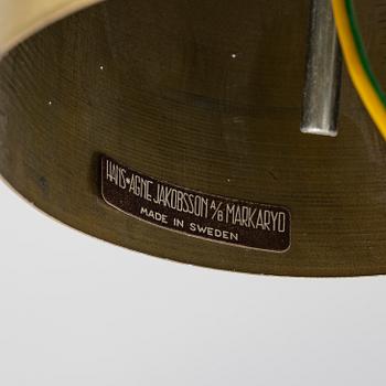 Hans-Agne Jakobsson, Ceiling lamps, a pair, 1960s/70s.