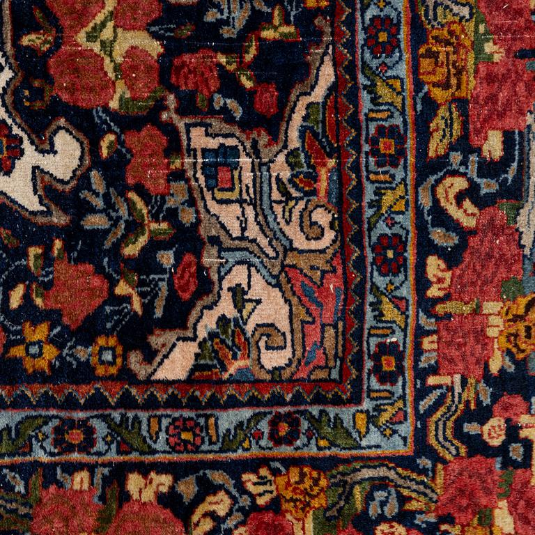 Carpet, antique Bidjar, approx. 256 x 156 cm.