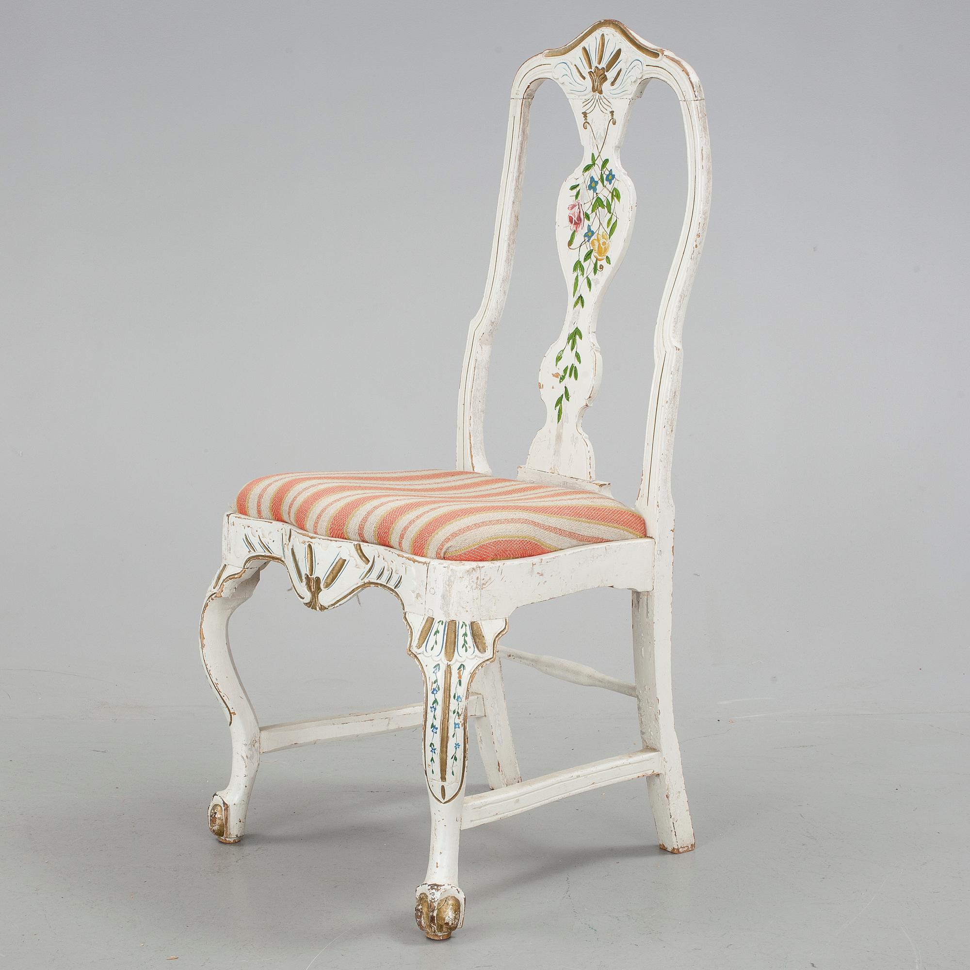 STOL, senbarock, 1700-tal.