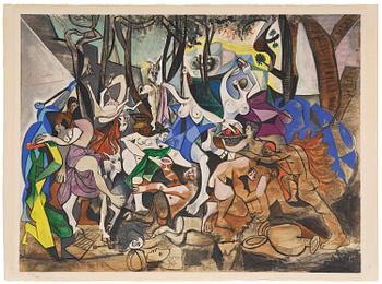729. Pablo Picasso, after, "La Bacchanale", from: "Dans l'Atelier de Picasso".