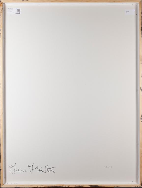 ISMO HÖLTTÖ, fotografi, pigment print, signerad a tergo.