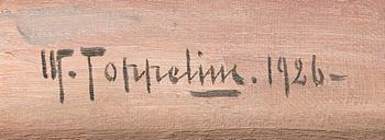 Woldemar Toppelius, Strandmotiv från skärgården.