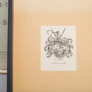 BOOKS, four volumes, 'Svenska Adelns Ättar-taflor', Gabriel Anrep, Norstedt, Stockholm, 1858-64.