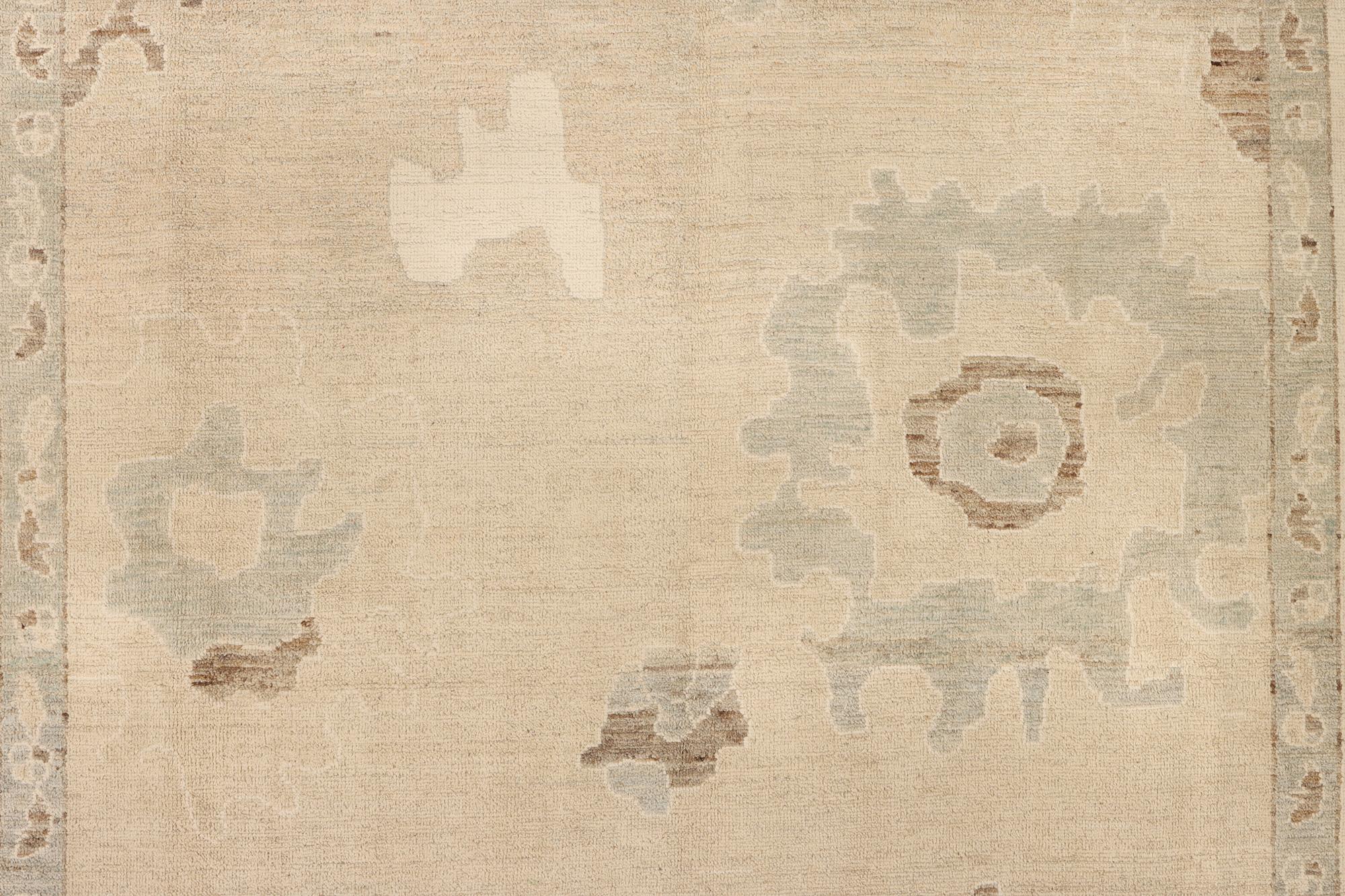 An Ushak design carpet, a. 426 x 307 cm.