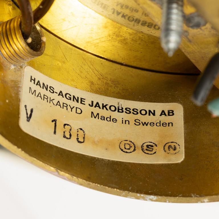 Hans-Agne Jakobsson, vägglampa, modell "V-180", Markaryd.