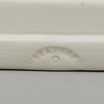 THREE PARIAN PAPER WEIGHTS, one marked Gustafsberg, ca 1900.