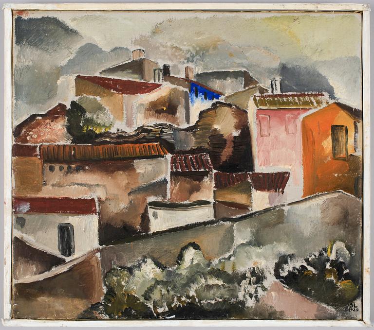 SIXTEN LUNDBOHM, olja på duk, monogramsign och dat 1920.