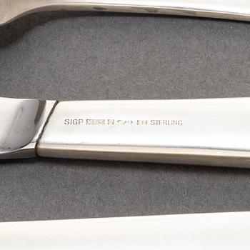 SIGURD PERSSON, 92 psc silver cutlery "Ultra". Some by Ceson, Gothenburg 1975.