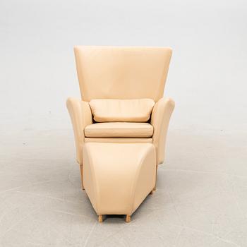 Fåtölj med fotpall, Jess Design, 2000-tal.