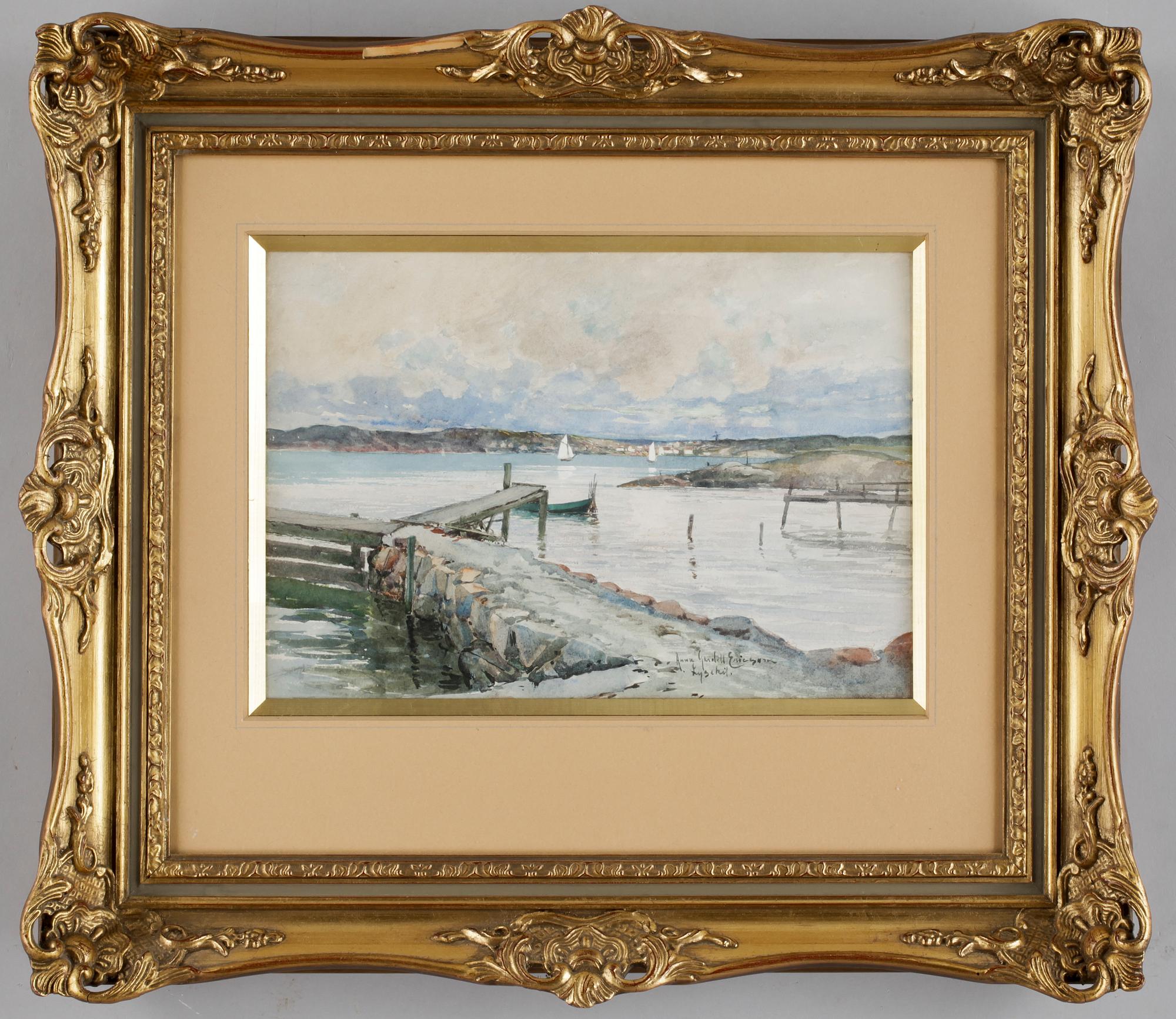 ANNA GARDELL-ERICSON, akvarell, sign.