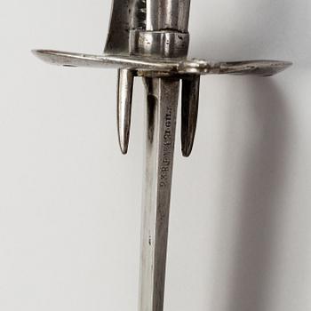 A 1780's British/Swedish 1808 pattern cavalry saber marked Osborne.