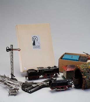 PARTI MODELLTÅG och DELAR FÖR TÅGBANA, Fleischmann och Märklin.