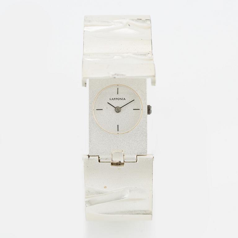 Lapponia wristwatch "Secret Time", design by Björn Weckström.