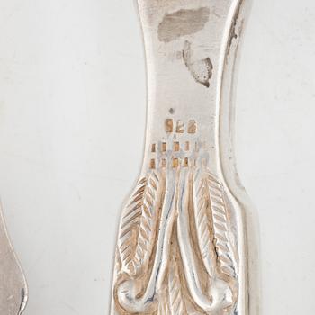 A 156-piece sterling silver flat wear set, Peru, 20th century.