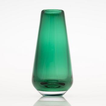 Marja Hepo-aho, a unique vase, signed MH, Glass Studio Mafka&Alakoski Riihimäki 2020.