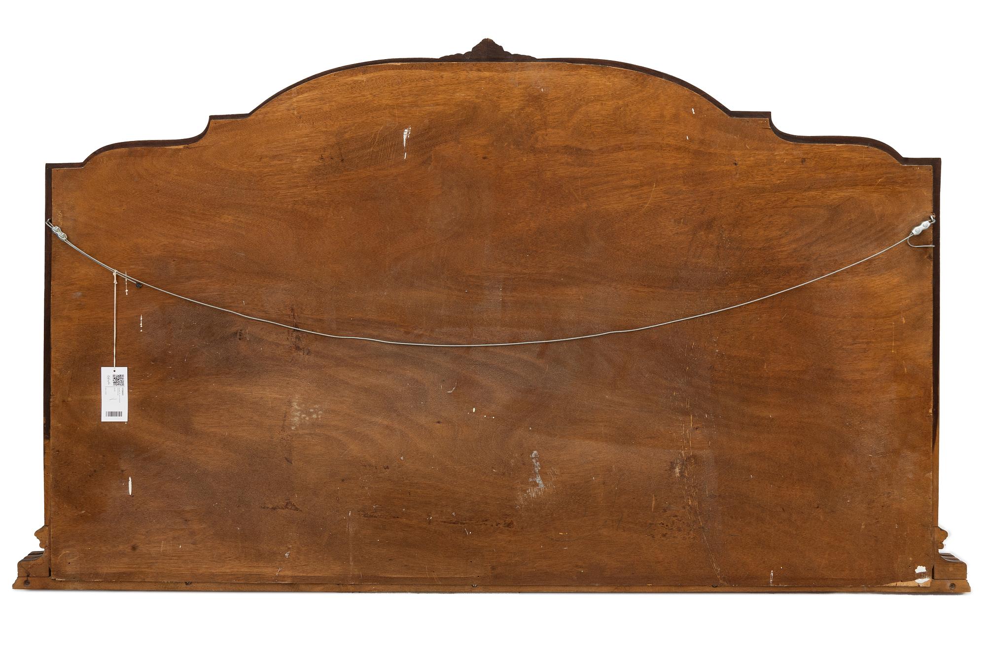 Mirror, so-called over mantle, 1920s-30s.