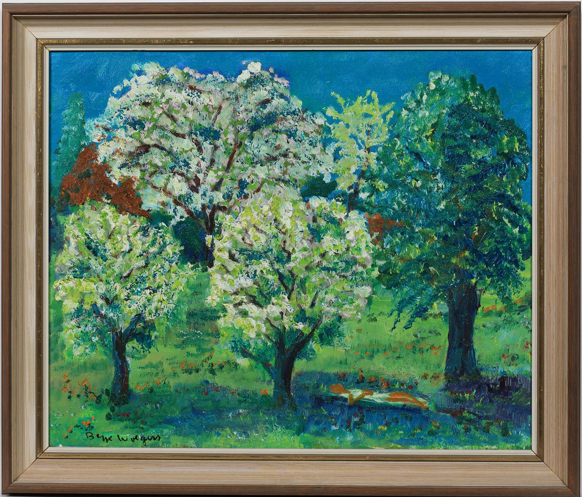 BEPPE WOLGERS, olja på duk. Sign.