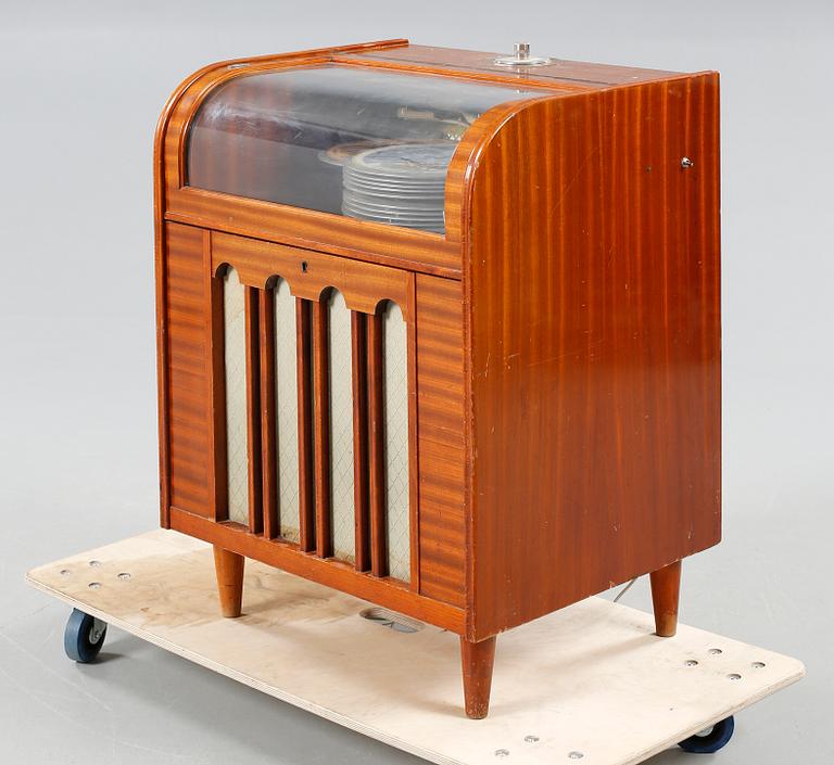 A jukebox from AB Edgrens Mek. Verkstad in Säffle, 1950s.