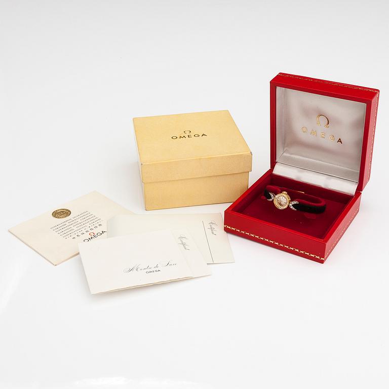 OMEGA, Saphette, armbandsur, 15,4 mm.