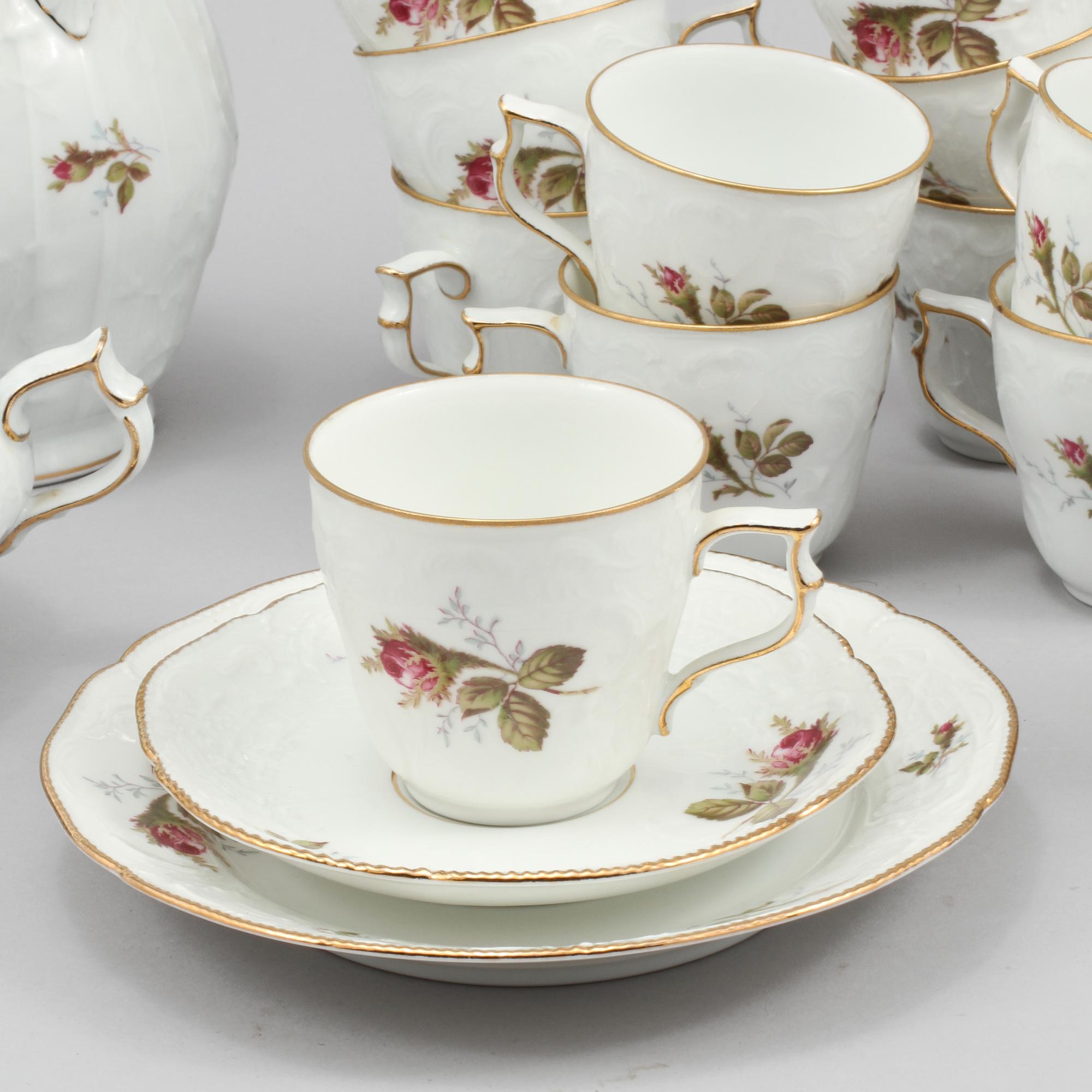 KAFFESERVIS, 25 delar, porslin, Rosenthal, 1900-talets andra hälft.