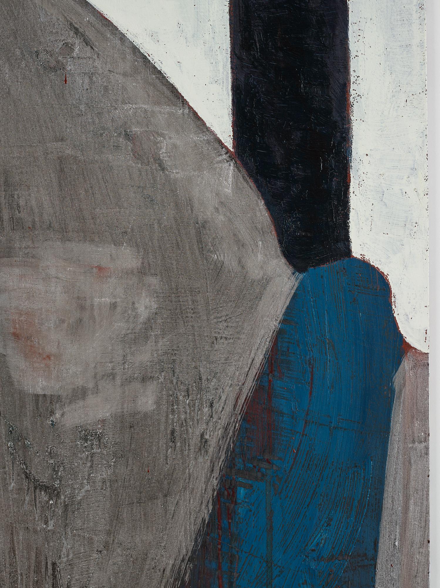 Fredrik Wretman, polyptyk 4 delar, olja på plåt, signerade och daterade -86 a tergo.