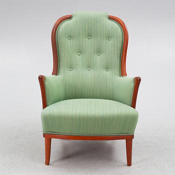 Carl Malmsten, armchair, "Vår Fru", OH Sjögren, late 20th century.