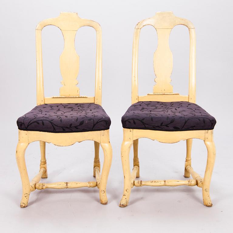 TWO ROCOCO CHAIRS, late 18th century.