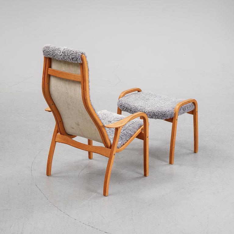 Yngve Ekström, a lounge chair with ottoman "Lamini", Swedese Möbler AB, Sweden. 2006.