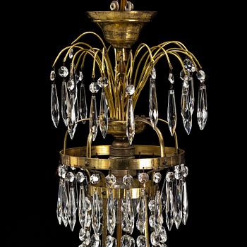 A second half of the 20th Century Gustavian style chandelier.