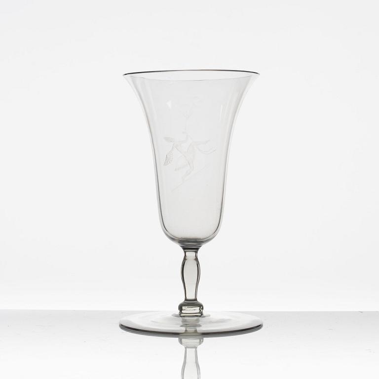 Simon Gate, a vase, Orrefors, 1928.