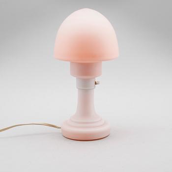 BORDSLAMPA, glas, 1900-talets första hälft.