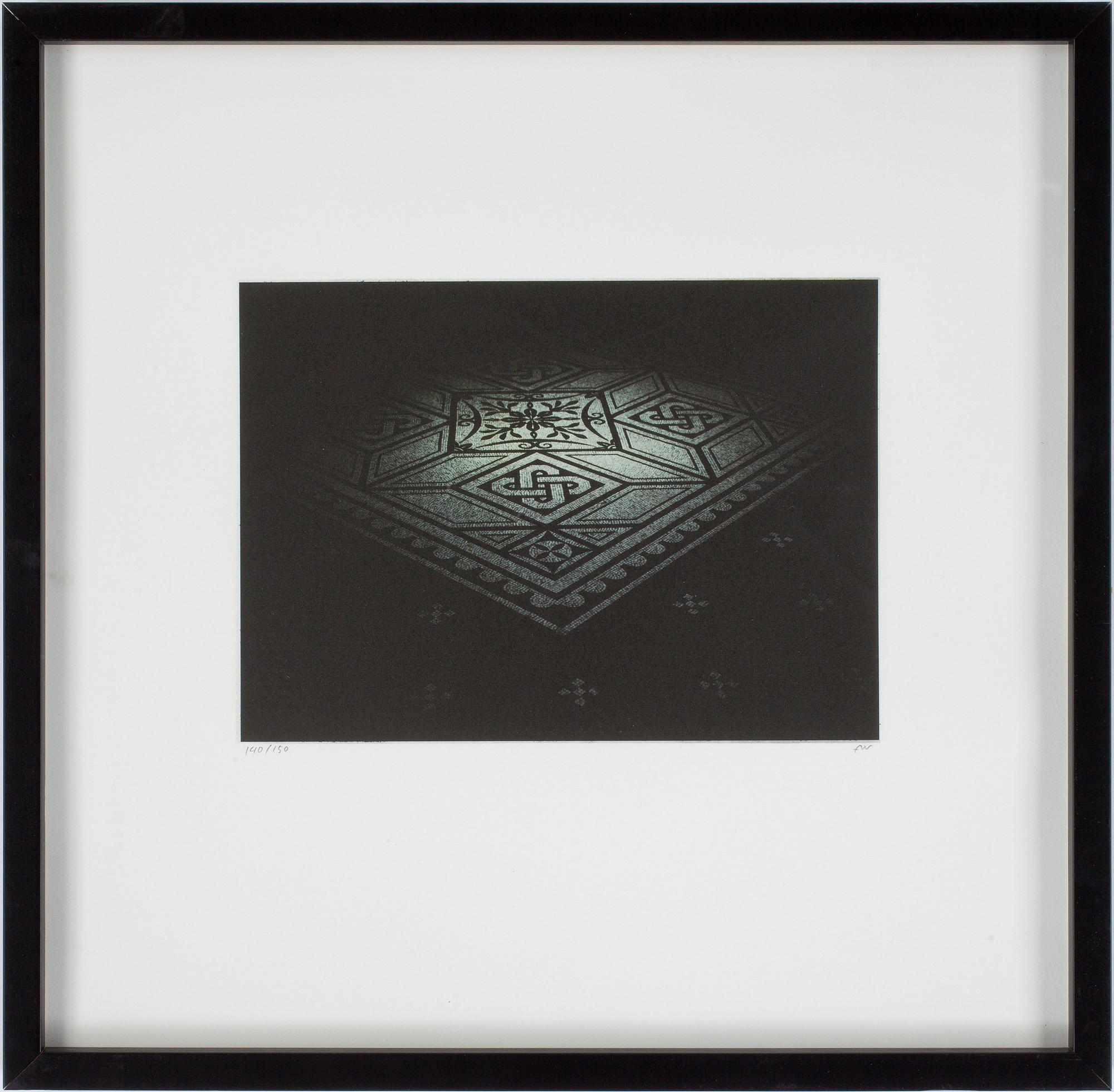 FREDRIK WRETMAN, tryck, monogramsignerad och dat 140/150.